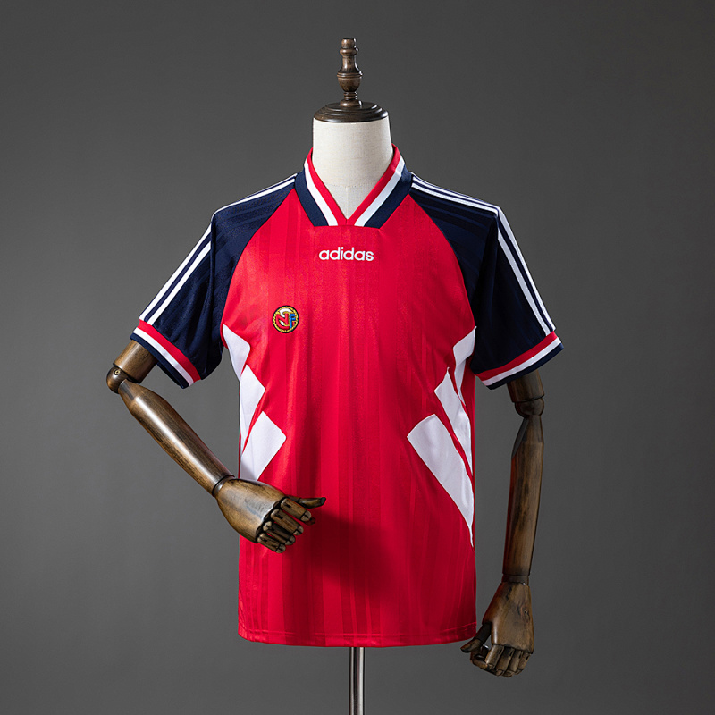 Camiseta retro de local de Noruega 94-95, tallas S-XXL